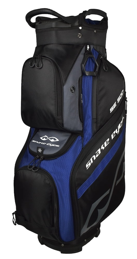 Snake Eyes Golf SE500 Cart Bag Black/Blue/Gray