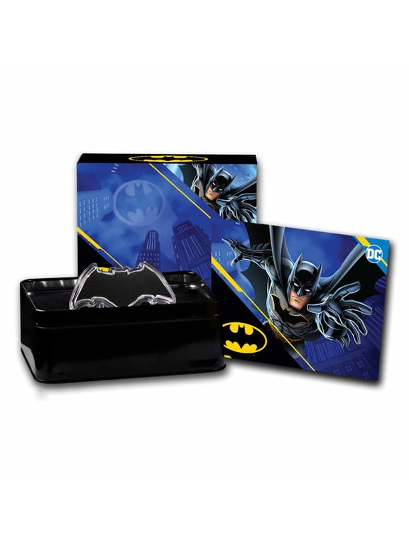 2025 Samoa 1 oz Silver Batman Batarang Colorized Shaped Coin BU