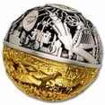 thumbnail image 1 of 2025 Samoa 2 oz Silver Nature & Technology Filigree Spherical, 1 of 4