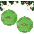 thumbnail image 1 of 2025 Santa Swap Gift Exchange Dice, 3*3in Exchange Gifts Dice, Christmas Stocking Stuffers Gift Exchange Dice Games for Friends for Xmas, Birthday, Party and Family Night, Holiday, 1 of 8