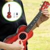 Kids Ukulele Guitar, Hippo Design Music Toy, Early Education Enlightenment, Safe Plastic Instrument, Hand-Eye Coordination, Random Color Picks Included