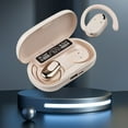 thumbnail image 1 of Wireless Earbuds True Wireless Bluetooth 5.3 Earphones With Wireless Charging Sweat With Bluetooth Headset - Beige, 1 of 6