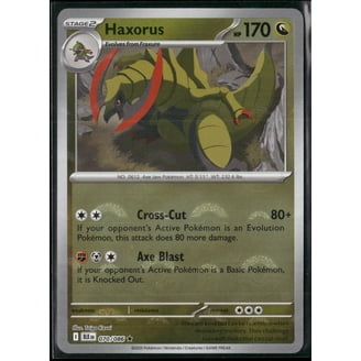 haxorus pokemon cards - Holofoil Noble Victories Metal Wild Axe (160) This Pokémon also does 30 damage to itself Haxorus - 147/086