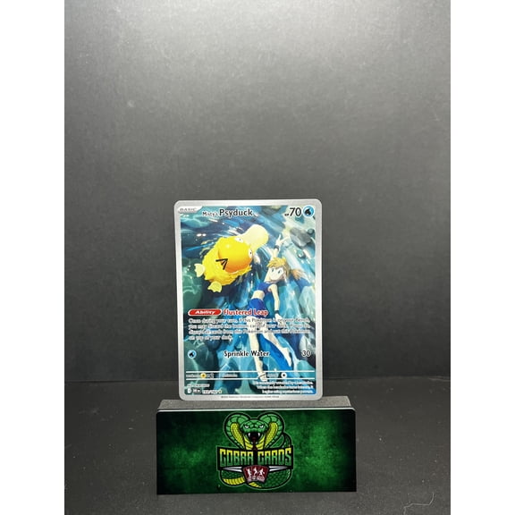 2025 Scarlet & Violet Destined Rivals Misty's Psyduck Holo Secret Rare #193/182
