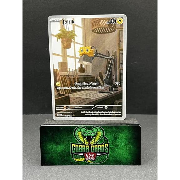 2025 Scarlet & Violet White Flare Joltik Holo Secret Rare #116/86