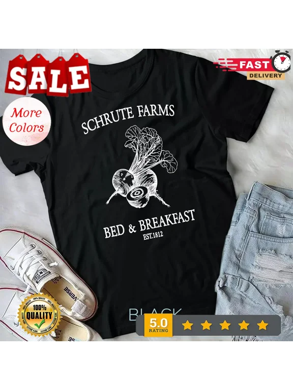 2025/Schrute Farms Bed and Breakfast Farming Gift T-Shirt Unisex T-shirt