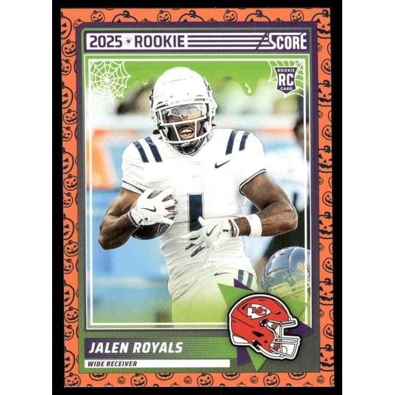 2025 Panini Score A Treat Jalen Royals #8 RC Kansas City Chiefs Football Card