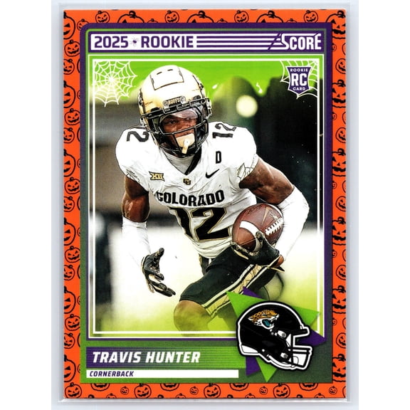 2025 Score-A-Treat Travis Hunter #20 RC Jacksonville Jaguars Football Card Near Mint