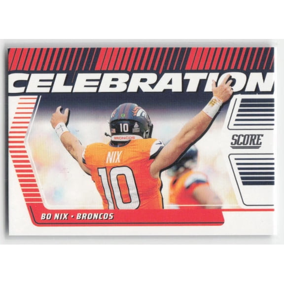 2025 Score Bo Nix #C-BNI Celebration