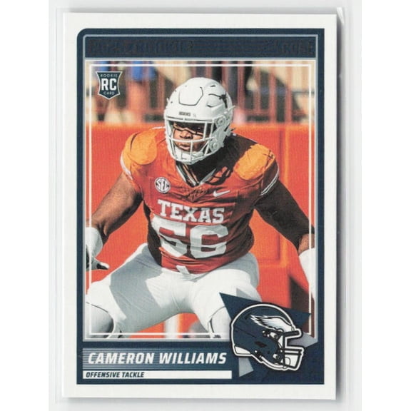 2025 Score Cameron Williams Philadelphia Eagles RC Scorecard #66 Football Card