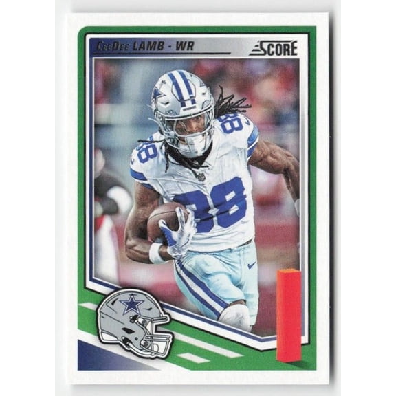 Near Mint or Better 2025 Score Dallas Cowboys CeeDee Lamb #137 Football Card