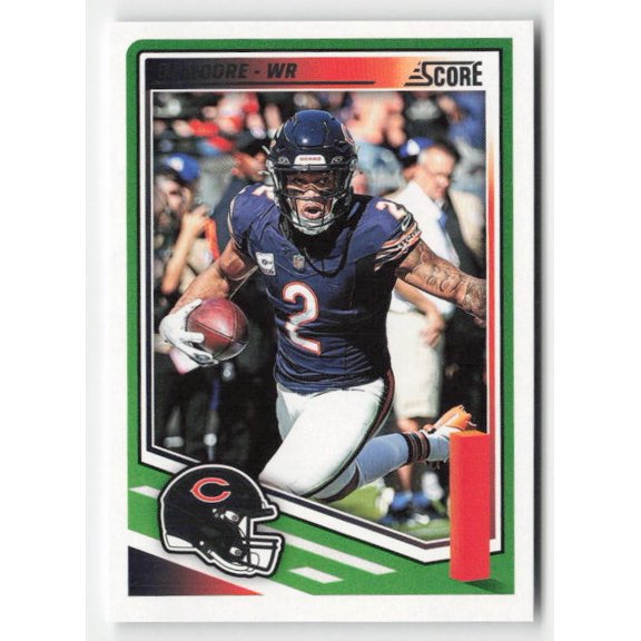 2025 Score DJ Moore #254 Green