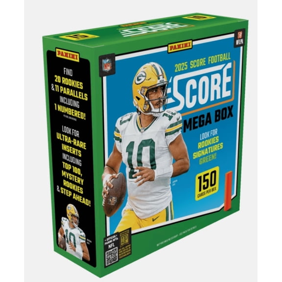 2025 Score Football Factory Sealed Mega Box 150 Cards