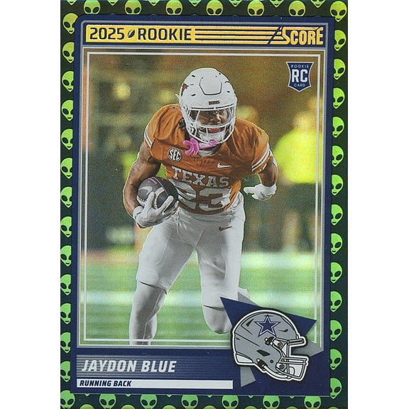 2025 Score Blue Rookie Football Card Jaydon Blue Dallas Cowboys