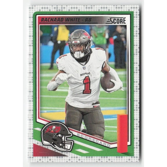 2025 Scorecard Score Rachaad White #150 Tampa Bay Buccaneers Football Card
