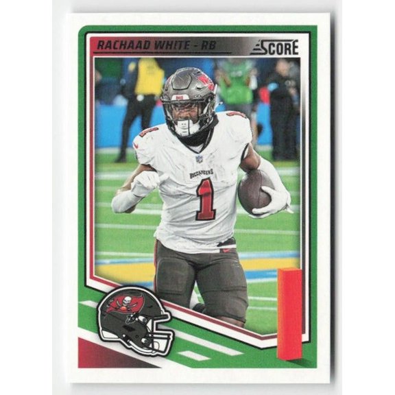 Near Mint 2025 Score Rachaad White #150 Tampa Bay Buccaneers Football Card