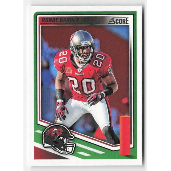2025 Score Ronde Barber #298 Tampa Bay Buccaneers Football Card