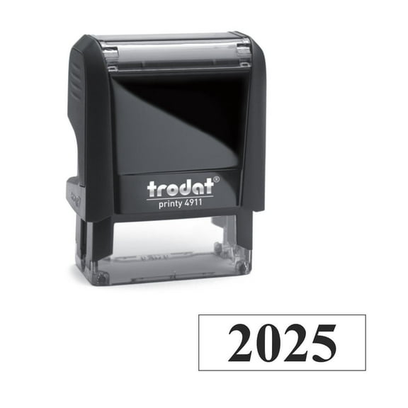 2025 Self-Inking Stamp  Durable, Easy to Use, High-Quality for Documents, Projects & Events