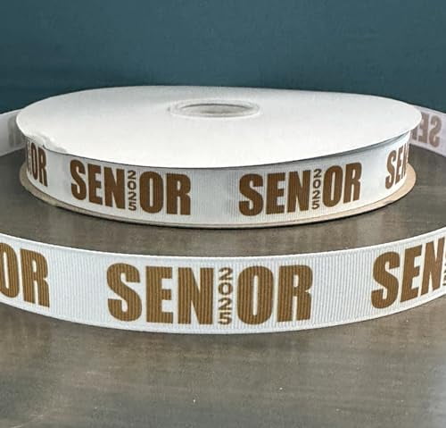 2025 Senior Ribbon in Gold, 7/8