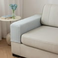 thumbnail image 1 of 2025 Set of 2 Stretch Armrest Covers Arm Covers for Chairs Couch Sofa Armchair Slipcovers for Recliner Sofa Light Gray, 1 of 7