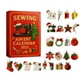 thumbnail image 1 of 2025 Sewing Advent Calendar A 24-day Christmas Countdown For Sewing Enthusiasts Handcrafted Sewing Gift Box Containing Sewing Tools, Buttons, Thread, And Embellishments, 1 of 9