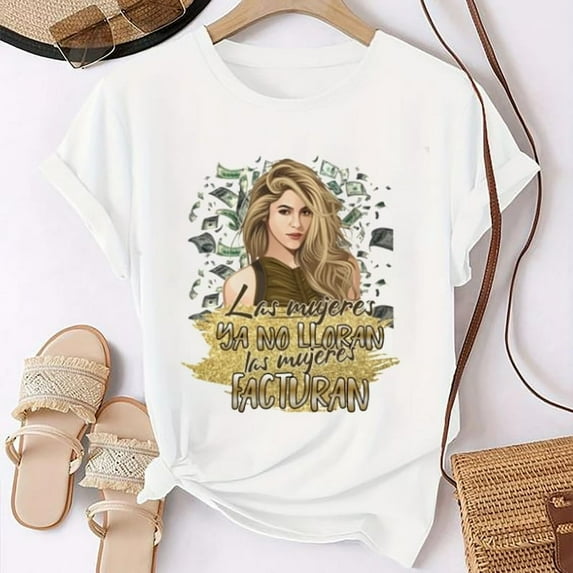 2025 Shakira World Tour Fan T-Shirt, World Tour 2025 Shirt,White color,size 5XL