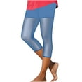 thumbnail image 1 of 2025 Sheer Mesh Capri Leggings for Women - High Waisted Yoga Pants | Tummy Control Workout & Lounge Cropped Leggings, 1 of 7