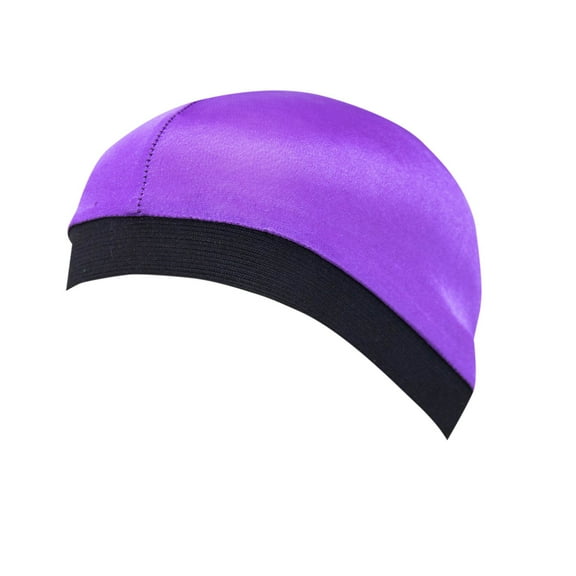 2025 Silky Wave Cap & Satin Bonnet Set for Men Women Elastic Durag Style Hair Compression Cap, Sleep/Showers UV-Resistant Silk Wrap for Curly & Straight Hair