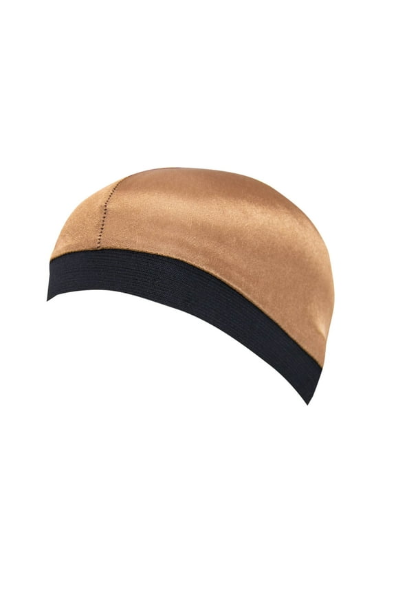 2025 Silky Wave Cap & Satin Bonnet Set for Men Women Elastic Durag Style Hair Compression Cap, Sleep/Showers UV-Resistant Silk Wrap for Curly & Straight Hair