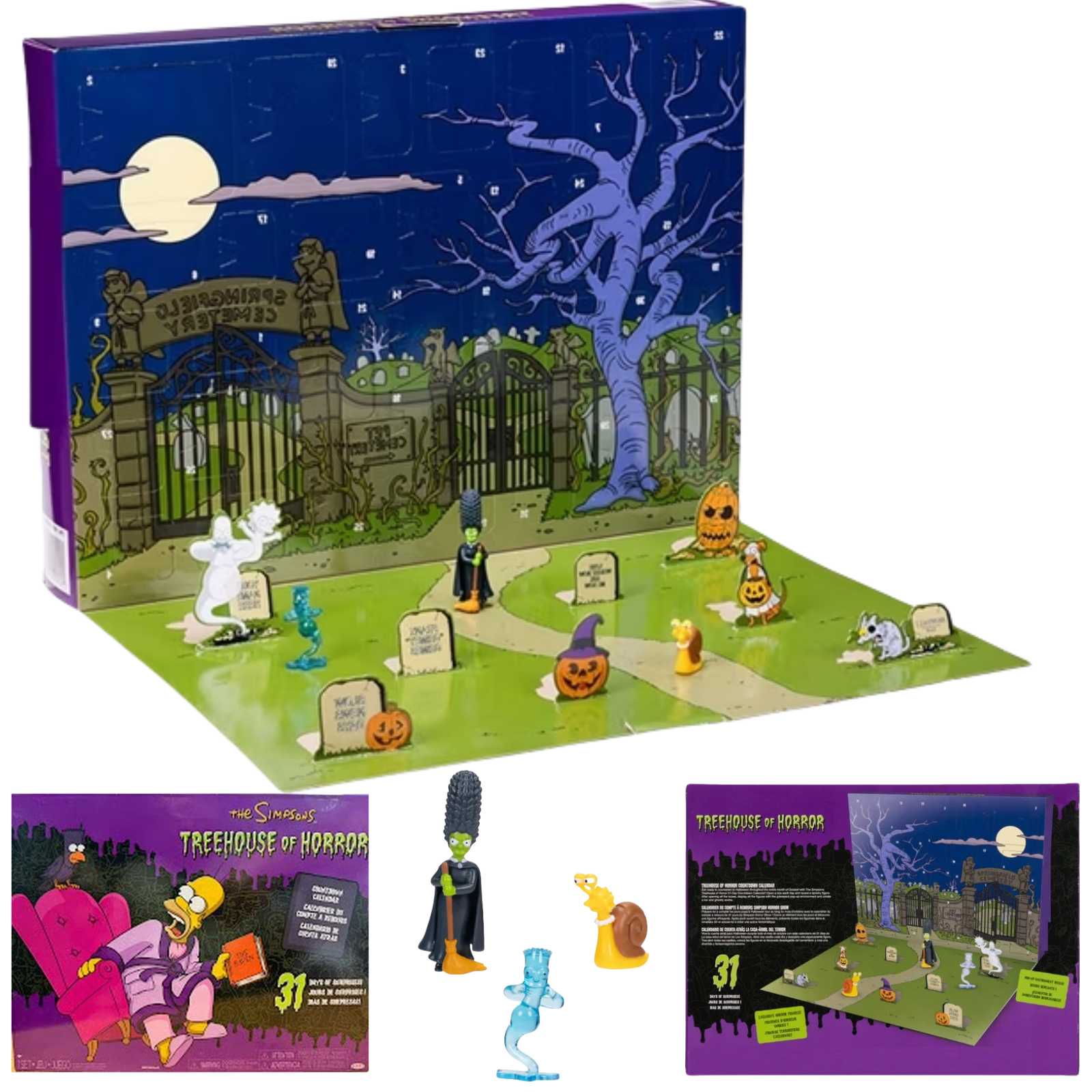 2025 Simpsons Treehouse of Horror Countdown Calendar - 30 Day Halloween ...