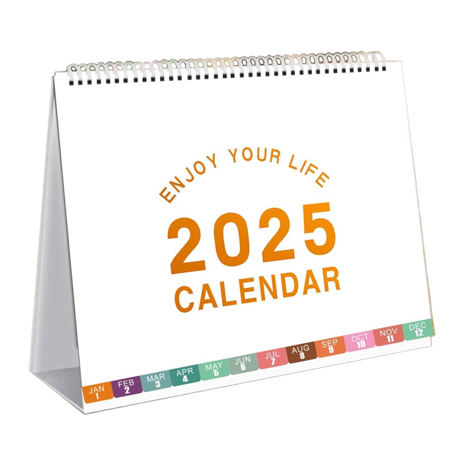 2025 Sketchy Desk Calendar Multicolor, Portable & Cute Theme Design