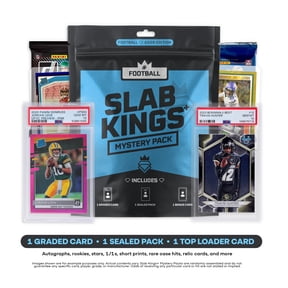 2026 Slab Kings Plus Football Edition 1 Graded Card + 1 Sealed Pack + 1 Bonus Card