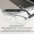 thumbnail image 1 of 2025 Smart Glasses - Auto-Dimming, Touch Control, Built-in Mic, HD Audio, Rechargeable - Wireless for Office/Driving/Sports - Perfect Holiday Gift (Hands-Free Phone/Music), 1 of 23