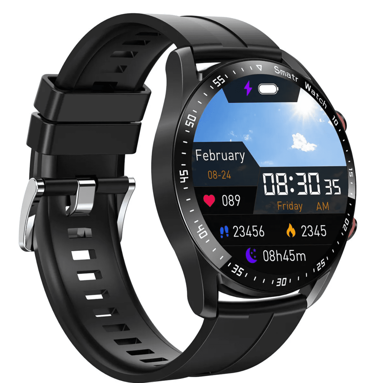 2025 Smart Watch Men's Waterproof Smartwatch Bluetooth for iPhone Android Samsung