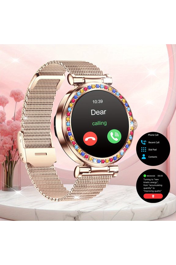 2025 Smart Watch: Wireless Calls, Call Notify/Reject, Pedometer, SMS Alert, Music Playback, Multiple Wallpapers, Unisex Minimalist Gift