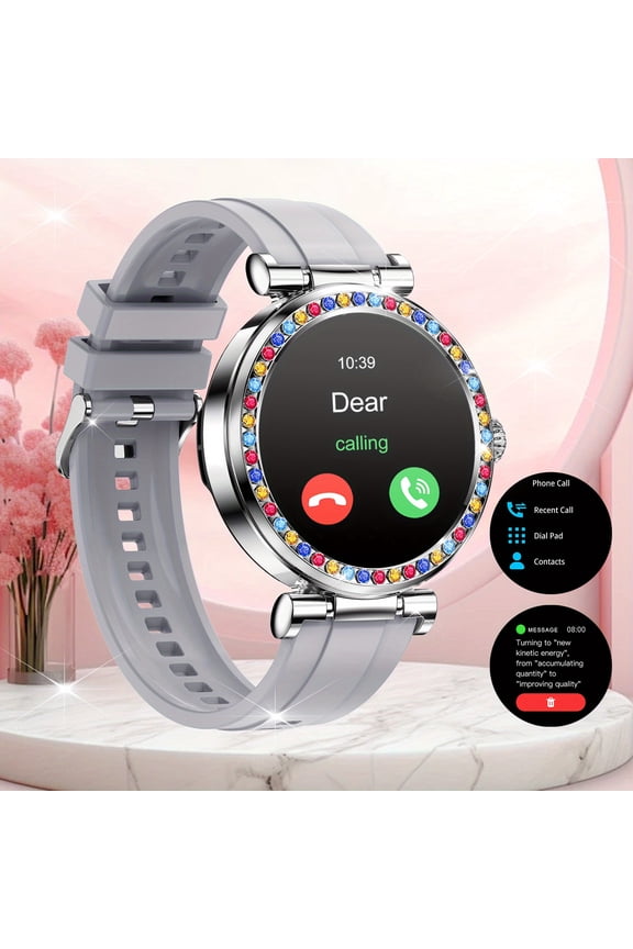 2025 Smart Watch: Wireless Calls, Call Notify/Reject, Pedometer, SMS Alert, Music Playback, Multiple Wallpapers, Unisex Minimalist Gift