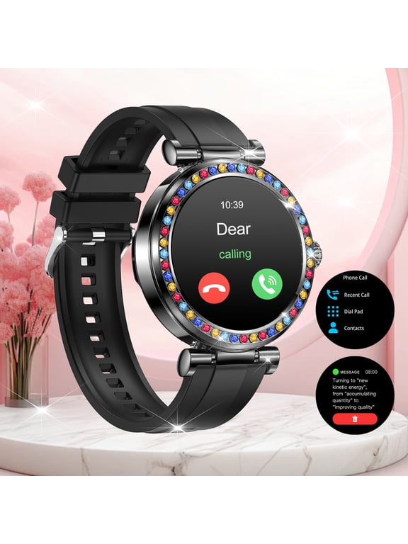 2025 Smart Watch: Wireless Calls, Call Notify/Reject, Pedometer, SMS Alert, Music Playback, Multiple Wallpapers, Unisex Minimalist Gift