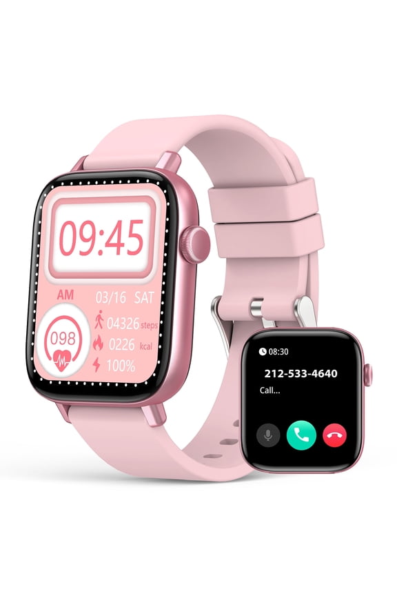 Smart Watches for Women Men for Android IPhone, 1.9'' Fitness Tracker with Bluetooth Call/Answer, IP67 Waterproof Smartwatch With AI Voice Assistant