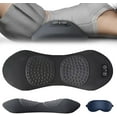 thumbnail image 1 of 2025 Smooth Spine Triple Fusion Back Massager, 3 in 1 Portable Back Stretcher with Adjustable Traction Vibration Heat for Neck Shoulder Lower Back Support at Home Office Travel (Black), 1 of 8