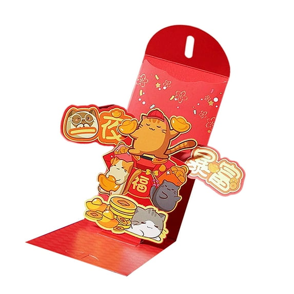 2025 Snake Zodiacs Redness Envelopes Paper Hongbao for Chinese New Year Celebration Spring Festival Money Packet