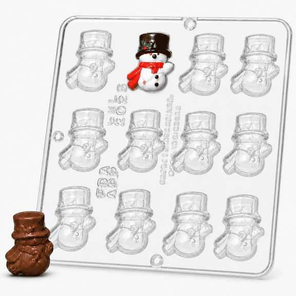 2025 Snowman Chocolate Candy Mold