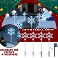 thumbnail image 1 of 2025 Solar Christmas Lights Outdoor Decorations,Solar Powered Snowflake Lights,Waterproof Xms Garden Stake Lights Outdoor Christmas Decorations for Patio Y, 1 of 8