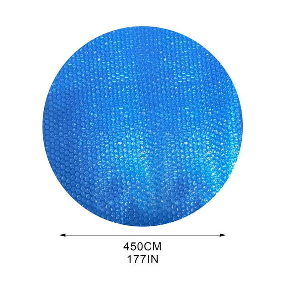 2025 Solar Pool Cover 177 in Round Solar Blanket for Above Ground Inground Pools,Hot Tub SPA Bubble Wrap Pool Cover Protector,450 Centimeter Thermal Covers Floating Blanket Mat for Swimming Pools
