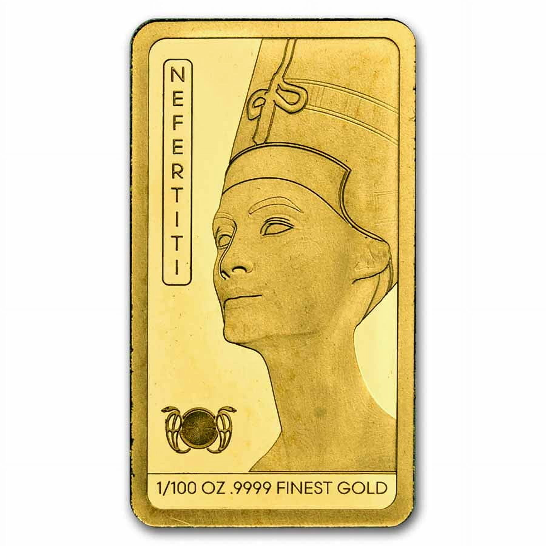 2025 Solomon Islands 1/100 oz Gold Ancient Egypt: Nefertiti