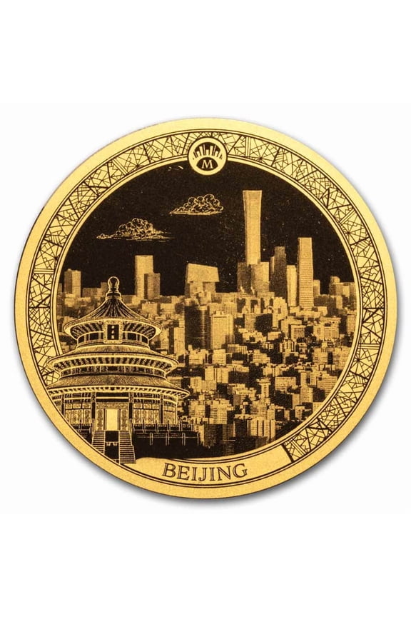 2025 Solomon Islands 1/100 oz Gold Beijing (Blister Pack)