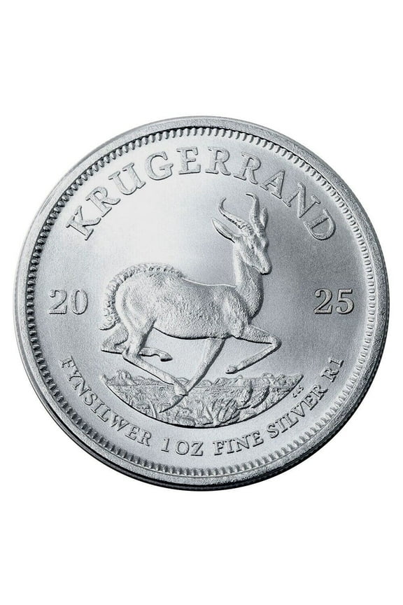 2025 South Africa 1 oz 999 Fine Silver Krugerrand Coin
