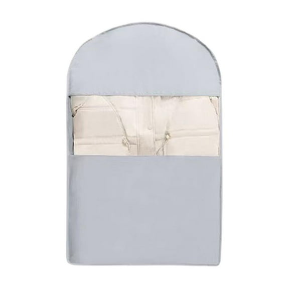 2025 Space Saving Hanging Garment Bag with Self Compression Zipper - Vacuum Bags Coat Space Saver Storage Bags - Closet Organizers and Storage,Blue,M,1PC