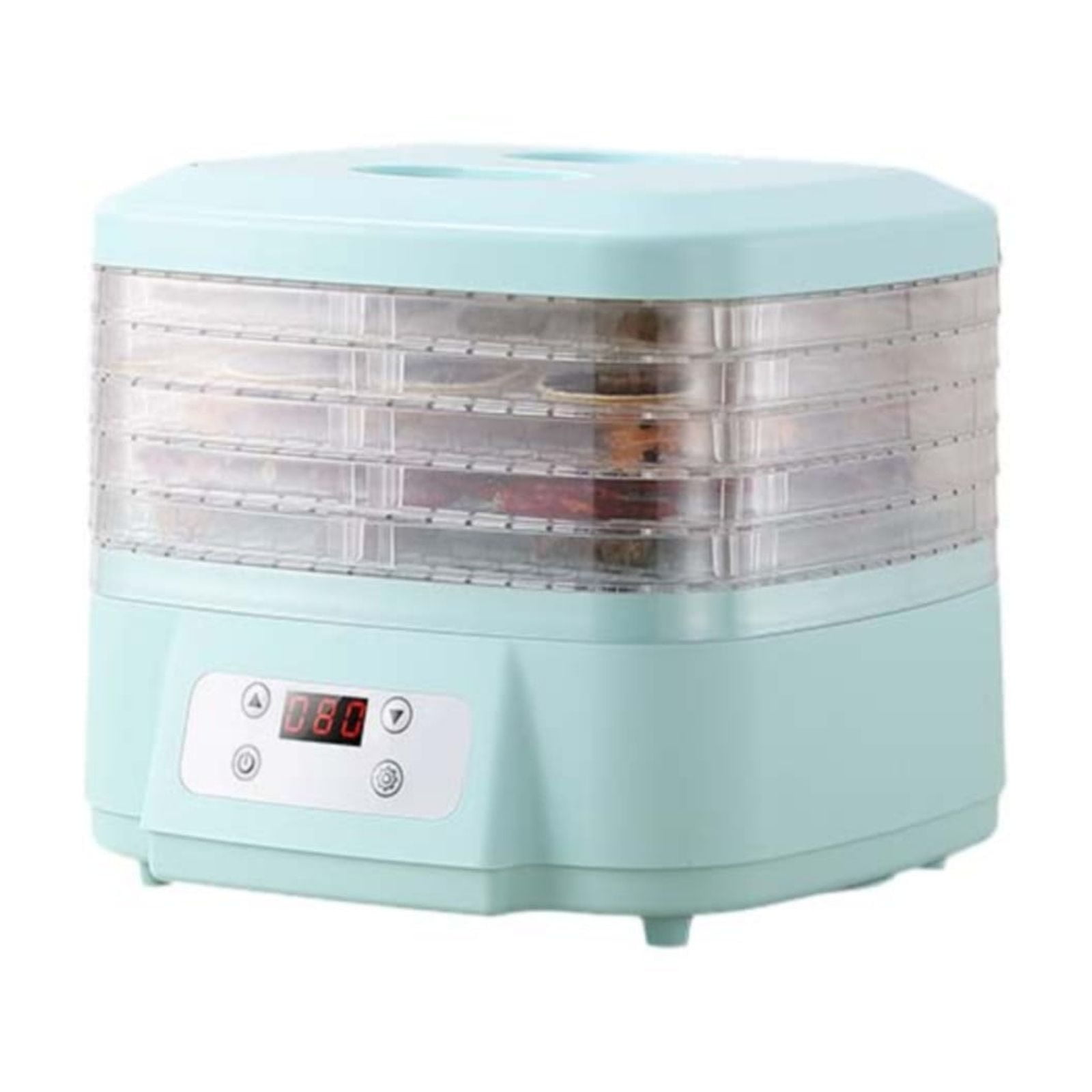 2025 Special Deals! NEGJ Home Dryer 360° Airflow Food Dehydrator with Tray Food Dehydrator with Digital Adjustable Timer and Temperature for Beef Fruit Meat