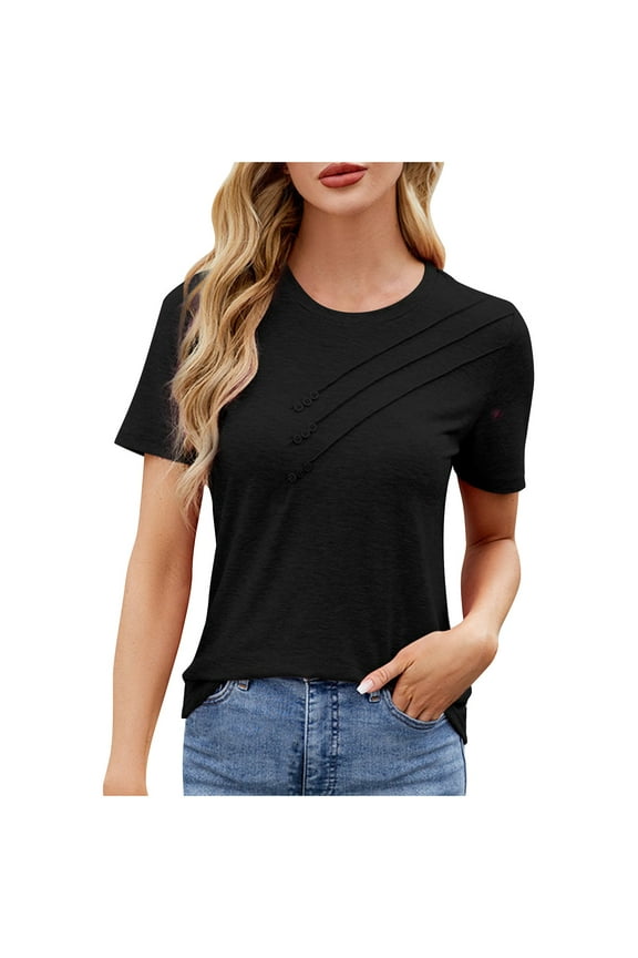 2025 Spring Fashion Trends Women Women Shirt Cheap Clothes for Women Flowy Tops for Women Soft Tshirt Women Spring 2025 Womens Fashion