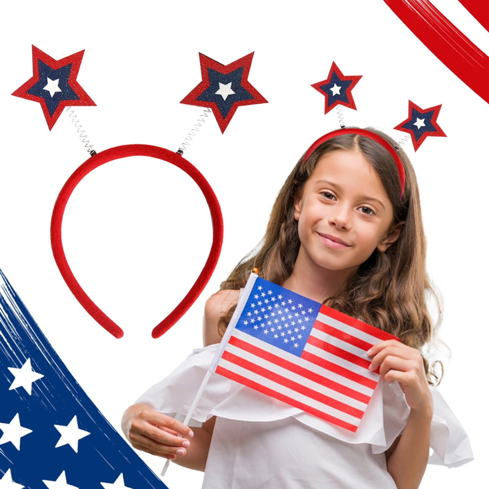 2025 Spring Sales! Barrettes, American Independence Day Dress Up Props Holiday Party Headbands